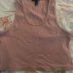 pink tank top